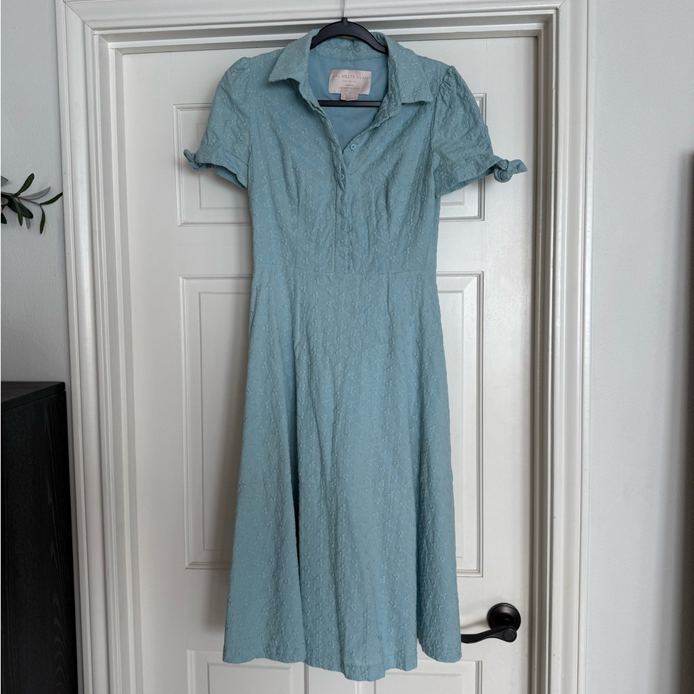Gal Meets Glam Anthropologie Judith Eyelet Dress
